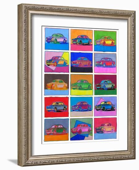 Pop Art Classic Volvo-Howie Green-Framed Giclee Print