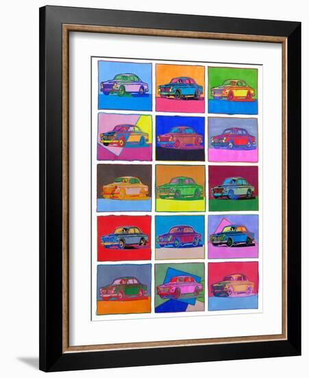 Pop Art Classic Volvo-Howie Green-Framed Giclee Print