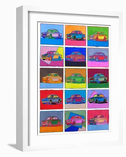 Pop Art Classic Volvo-Howie Green-Framed Giclee Print