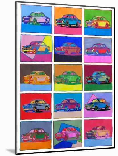 Pop Art Classic Volvo-Howie Green-Mounted Giclee Print