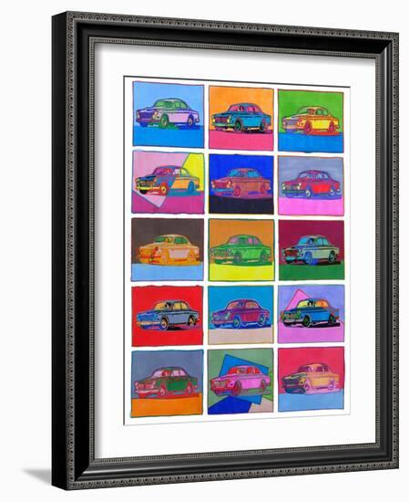 Pop Art Classic Volvo-Howie Green-Framed Giclee Print