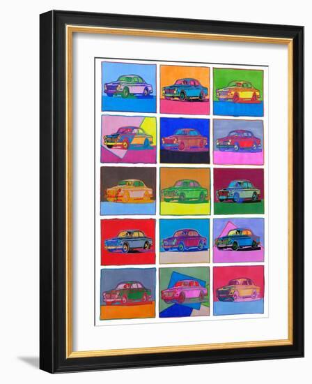 Pop Art Classic Volvo-Howie Green-Framed Giclee Print