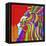 Pop-Art Cosmic Profile-Howie Green-Framed Premier Image Canvas