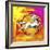 Pop-Art Deco Horse Circle-Howie Green-Framed Giclee Print