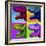 Pop Art Dinosaurs 1-Howie Green-Framed Giclee Print