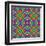 Pop Art Disco Pattern-Sangoiri-Framed Art Print