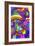 Pop Art Guitar Note-Howie Green-Framed Giclee Print