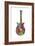 Pop Art Guitar Star-Howie Green-Framed Giclee Print