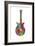 Pop Art Guitar Star-Howie Green-Framed Giclee Print
