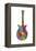 Pop Art Guitar Star-Howie Green-Framed Premier Image Canvas