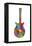 Pop Art Guitar Star-Howie Green-Framed Premier Image Canvas