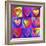 Pop Art Heart 2-Howie Green-Framed Giclee Print