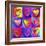 Pop Art Heart 2-Howie Green-Framed Giclee Print