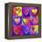 Pop Art Heart 2-Howie Green-Framed Premier Image Canvas