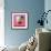 Pop Art Heart Drip-Howie Green-Framed Giclee Print displayed on a wall