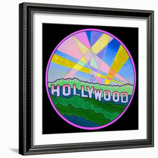 Pop Art Hollywood Circle-Howie Green-Framed Giclee Print