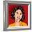 Pop Art Illustration of a Laughing Woman-Eva Andreea-Framed Art Print