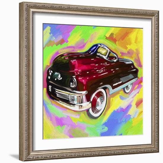 Pop Art Kiddie Car-Howie Green-Framed Giclee Print