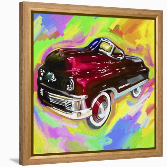 Pop Art Kiddie Car-Howie Green-Framed Premier Image Canvas