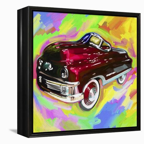 Pop Art Kiddie Car-Howie Green-Framed Premier Image Canvas