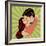 Pop Art Kissing Couple-Eva Andreea-Framed Art Print