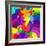 Pop Art Lightening Bolt-Howie Green-Framed Giclee Print