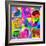 Pop Art Monopoly Pieces-Howie Green-Framed Giclee Print