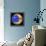 Pop Art Moon Circle-Howie Green-Framed Premier Image Canvas displayed on a wall