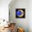 Pop Art Moon Circle-Howie Green-Framed Premier Image Canvas displayed on a wall