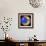 Pop Art Moon Circle-Howie Green-Framed Giclee Print displayed on a wall