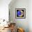 Pop Art Moon Circle-Howie Green-Framed Giclee Print displayed on a wall