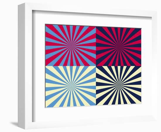 Pop Art Nova by Four Yellow Blue and Red-Luis Stortini Sabor aka CVADRAT-Framed Premium Giclee Print