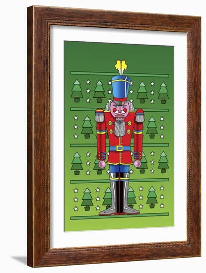 Pop Art Nutcracker-Howie Green-Framed Giclee Print