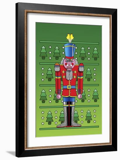 Pop Art Nutcracker-Howie Green-Framed Giclee Print