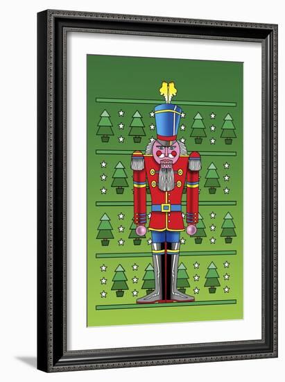 Pop Art Nutcracker-Howie Green-Framed Giclee Print