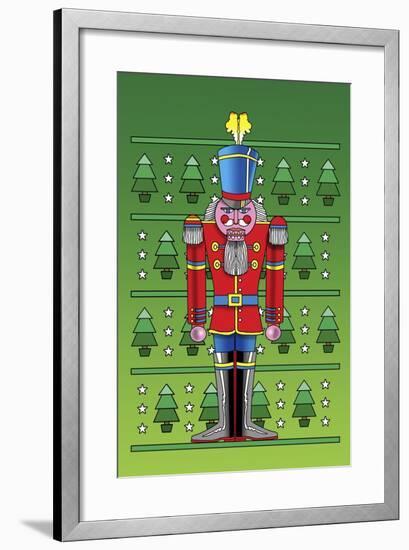 Pop Art Nutcracker-Howie Green-Framed Giclee Print