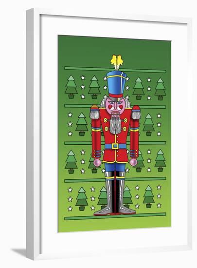 Pop Art Nutcracker-Howie Green-Framed Giclee Print