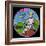 Pop Art Pan Circle-Howie Green-Framed Giclee Print