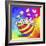 Pop-Art Popcorn Bowl-Howie Green-Framed Premium Giclee Print