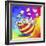 Pop-Art Popcorn Bowl-Howie Green-Framed Premium Giclee Print