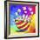 Pop-Art Popcorn Bowl-Howie Green-Framed Premium Giclee Print