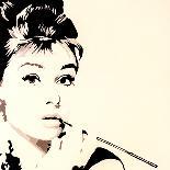 Just Smokin Audrey Hepburn-Pop Art Queen-Giclee Print