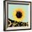 Pop Art Sunflower I-Jacob Green-Framed Premium Giclee Print