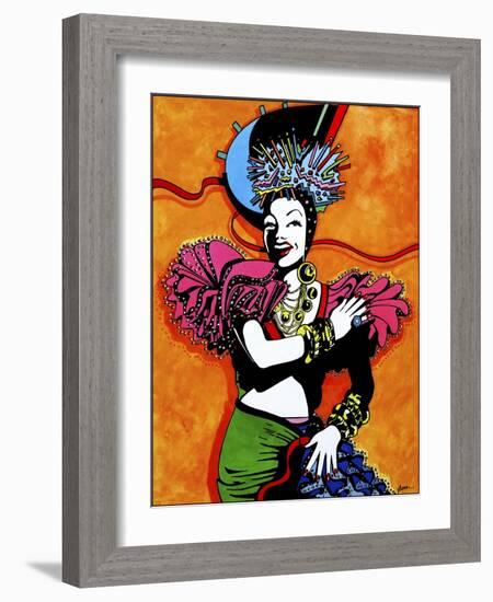 Pop Art Tutti Fruiti Lady-Howie Green-Framed Premium Giclee Print