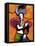 Pop Art Tutti Fruiti Lady-Howie Green-Framed Premier Image Canvas