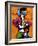 Pop Art Tutti Fruiti Lady-Howie Green-Framed Giclee Print