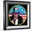 Pop Art Uncle Sam Circle-Howie Green-Framed Giclee Print