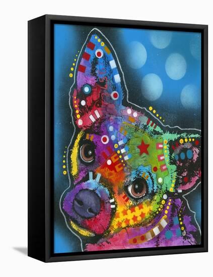 Pop Chihuahua-Dean Russo-Framed Premier Image Canvas