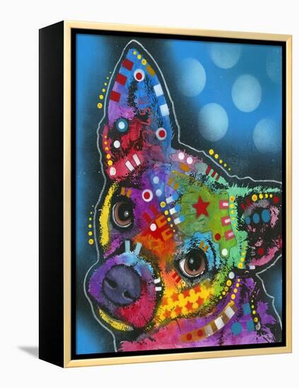 Pop Chihuahua-Dean Russo-Framed Premier Image Canvas