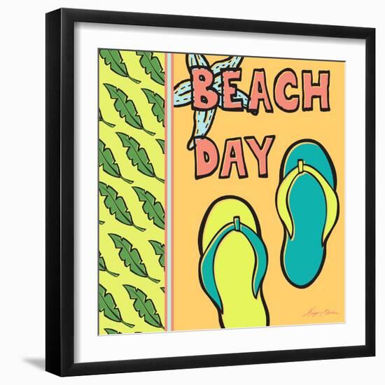 Pop Coastal II-Hugo Edwins-Framed Art Print